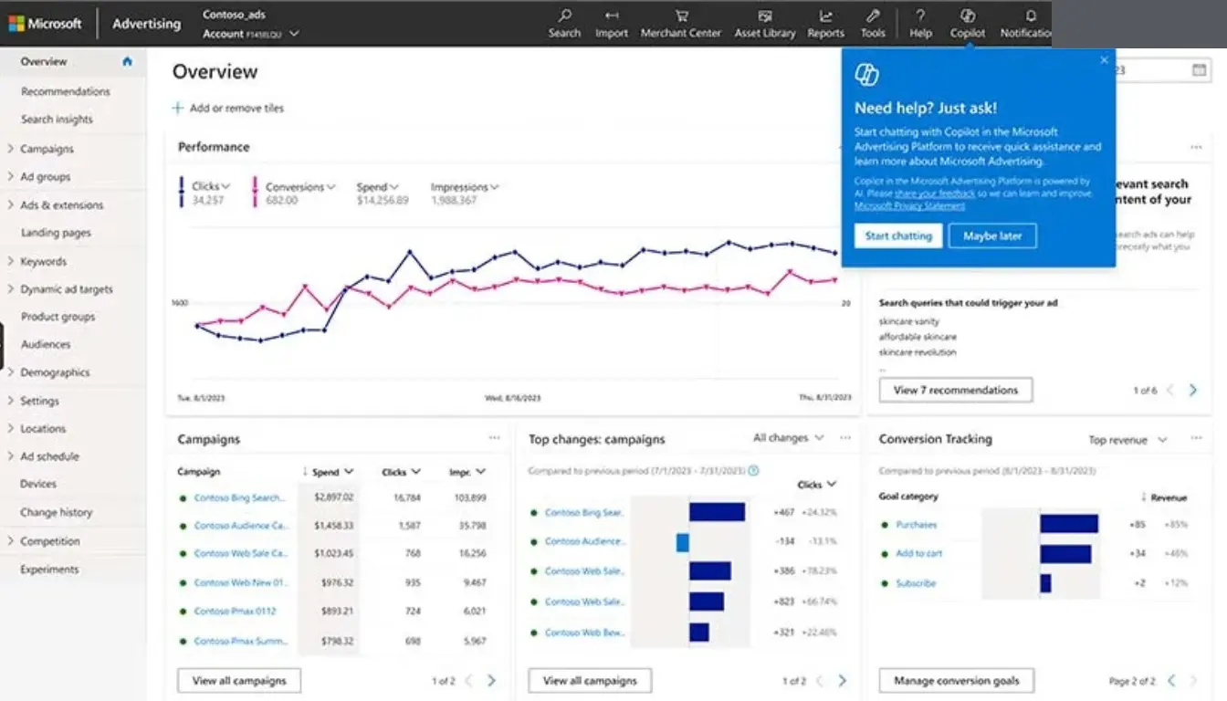 Microsoft Advertising bolton